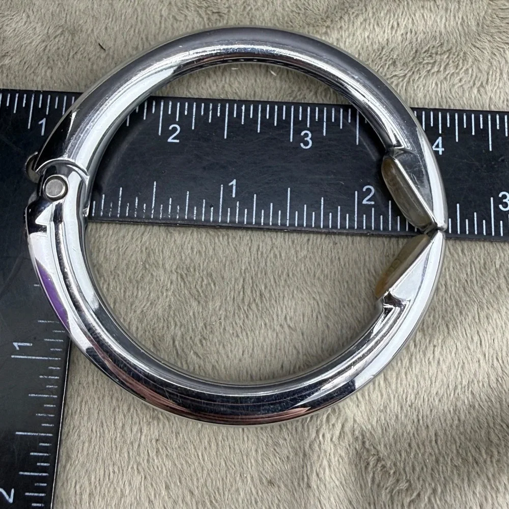 Vintage Clipa Bangle Bracelet Silver Tone Signed 7